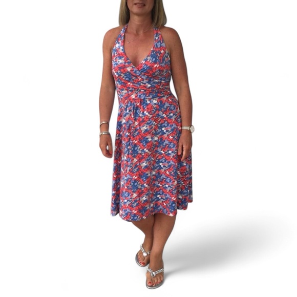 Boden Lucia Halter Midi Dress Size 16R